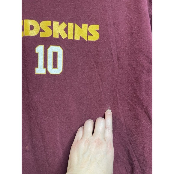 Robert Griffin III Washington Redskins Shirt XL Short Sleeve NFL Tee Vtg #10 - Picture 6 of 11